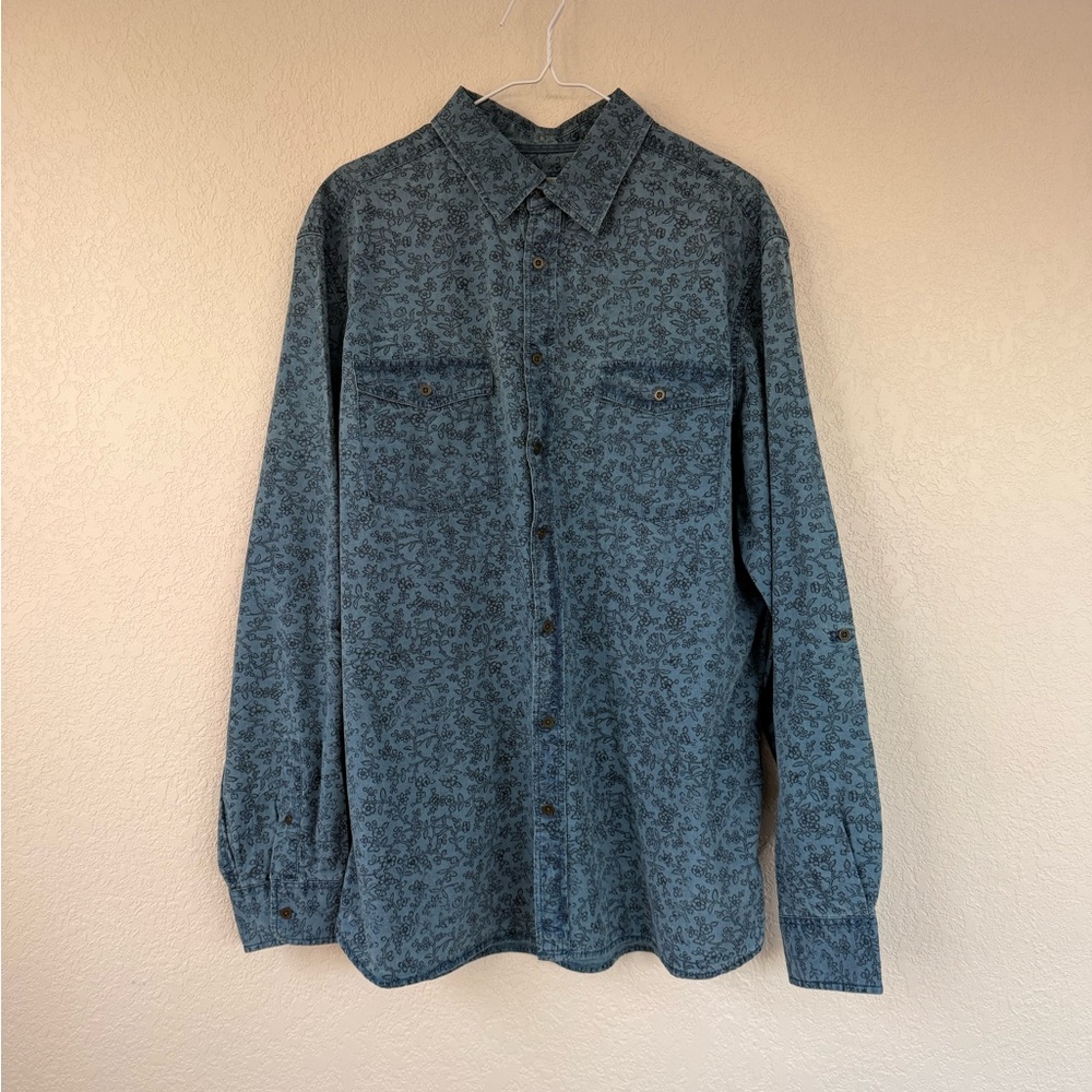 Mossimo Pattern Jean Button Down - image 5